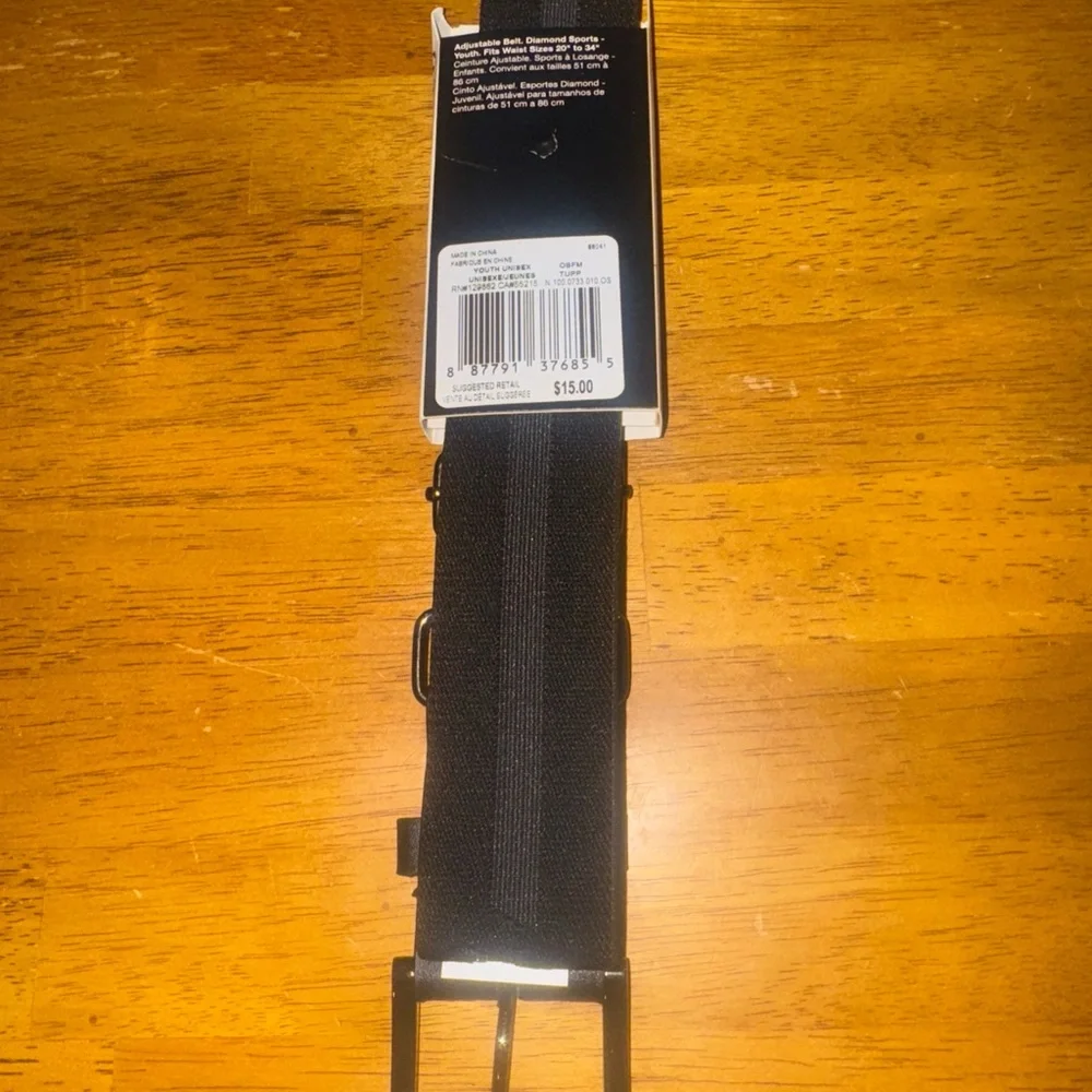 Nike Diamond Sports Baseball Softball Belt 3.0 Youth 20